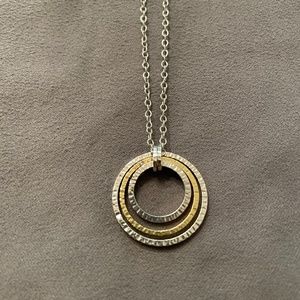 Silpada Sterling Silver Inner Rings Necklace